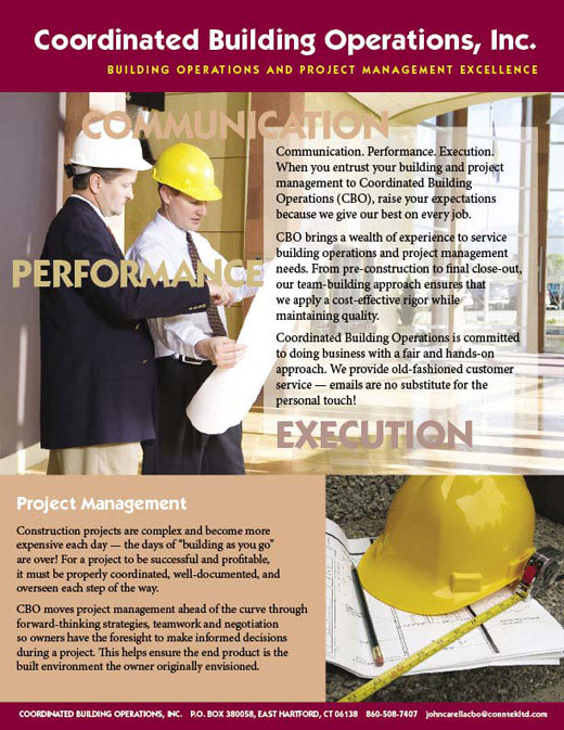 ad for construction management company